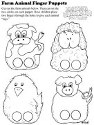 Farm Animal Finger Puppets
