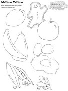 Yellow Coloring Sheet