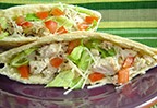 Caesar Chicken Pita Sandwiches