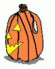 Milk Jug Jack-O-Lantern