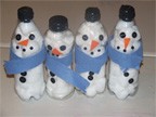 Bottle Snowmen