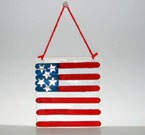 Craft Stick Flag